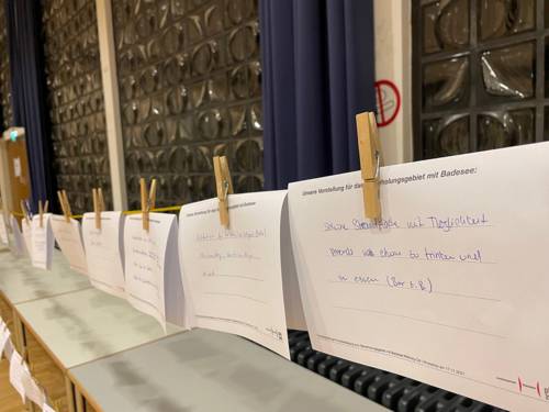 Menschen bei einer Beteiligungsveranstaltung.